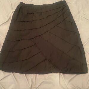 Anne Klein Black‎ Asymmetrical Bubble Skirt